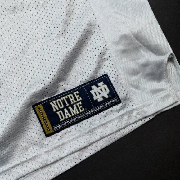 Notre Dame Fighting Irish Football Jersey Men's Large Under Armour #33 White - Picture 4 of 16